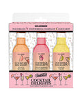 GoodHead GoodHead Cocktail Delights - 2 oz Bottles, Peach Bellini, Strawberries & Champagne, Lemon Drop - Image 2