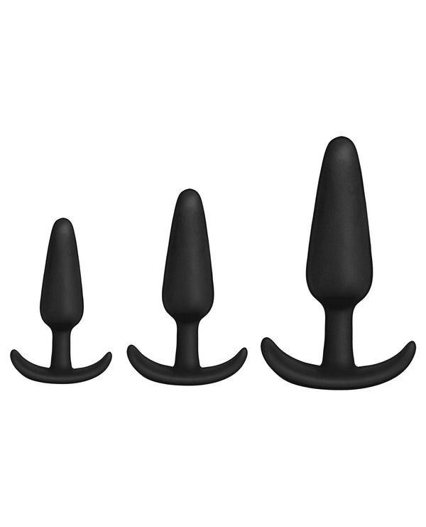Mood Mood Naughty 1 Anal Trainer Set - Black Set of 3