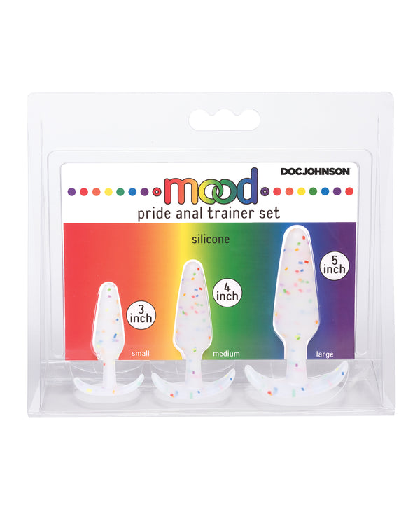 Mood Mood Pride Anal Trainer Set - Multi Colored Set of 3