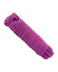 Doc Johnson Japanese Style Bondage Cotton Rope - Purple - Image 2