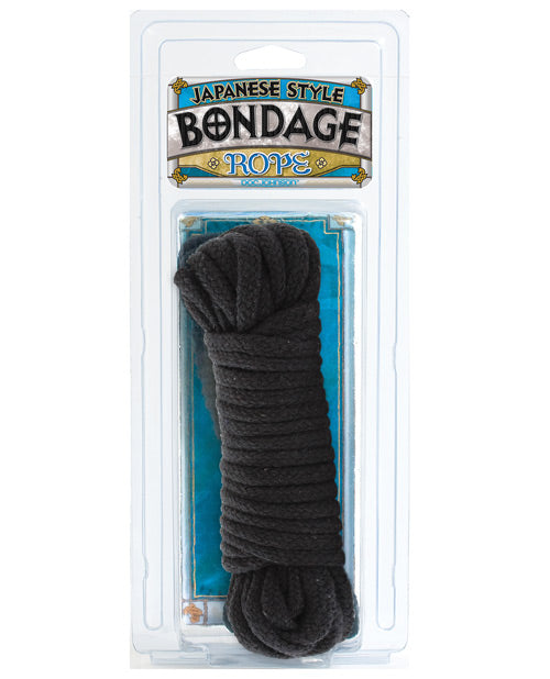 Doc Johnson Japanese Style Bondage Cotton Rope - Black