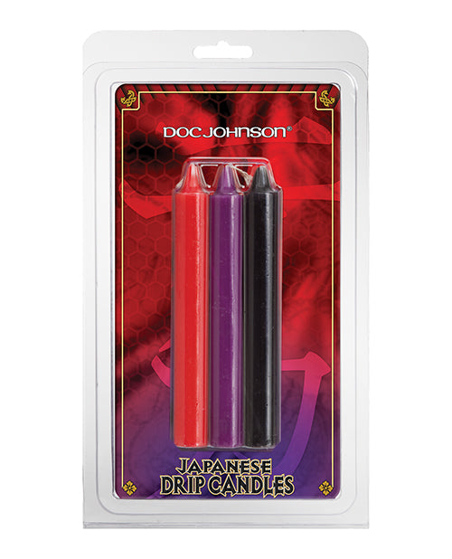 Doc Johnson Japanese Drip Candles - Pack of 3