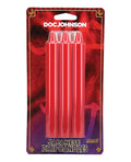 Doc Johnson Japanese Drip Candles - Pack of 3 Red