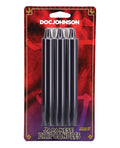 Doc Johnson Japanese Drip Candles - Pack of 3 Black