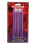 Doc Johnson Japanese Drip Candles - Pack of 3 Purple