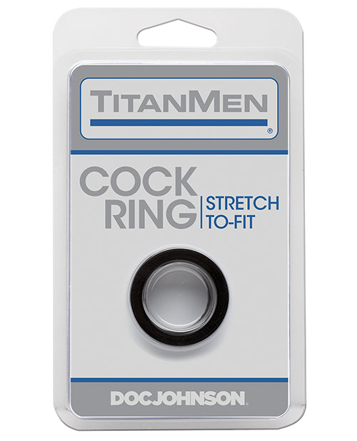 Titanmen Titanmen Tools Cock Ring - Black