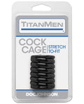 Titanmen Titanmen Tools Cock Cage - Black