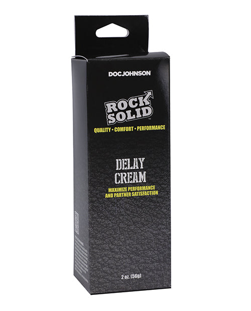 Rock Solid Rock Solid Delay Cream - 2 oz