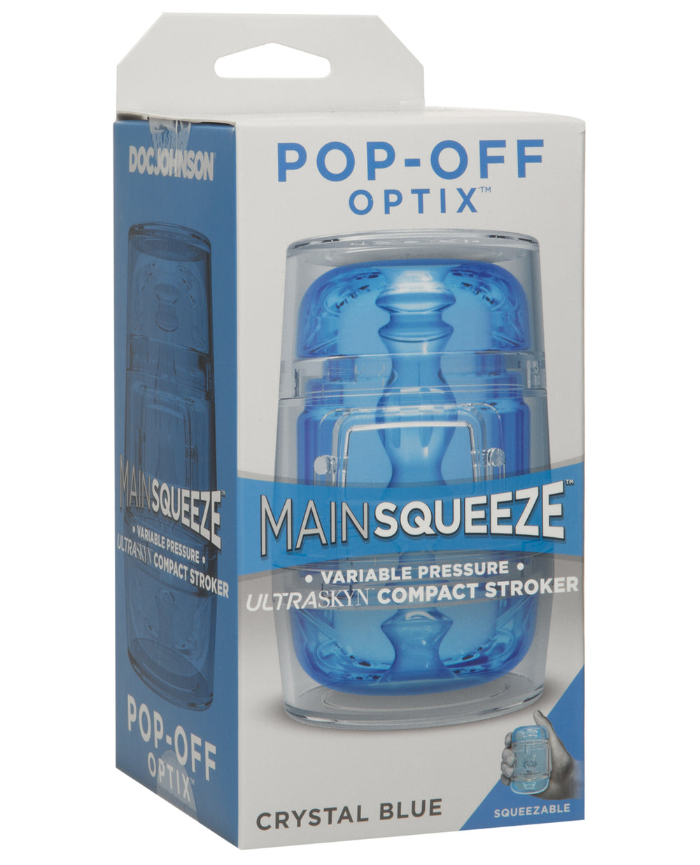 Main Squeeze Main Squeeze Pop Off Optix - Crystal Blue