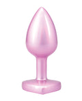 Booty Bling Booty Bling Jeweled Metal Plug - Small Pink - Image 2