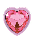 Booty Bling Booty Bling Jeweled Metal Plug - Small Pink - Image 4