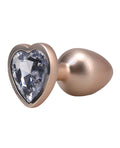 Booty Bling Booty Bling Jeweled Metal Plug - Small Gold - Image 3