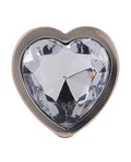 Booty Bling Booty Bling Jeweled Metal Plug - Small Gold - Image 4