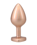Booty Bling Booty Bling Jeweled Metal Plug - Medium Gold - Image 2