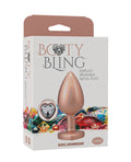 Booty Bling Booty Bling Jeweled Metal Plug - Large Gold