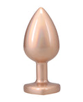 Booty Bling Booty Bling Jeweled Metal Plug - Large Gold - Image 2