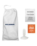 Signature Cocks Signature Cocks 8" Silicone Cock w/Removable Vac-U-Lock Suction Cup - Owen Grey - Image 5