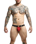 DNGEON by MOB Dngeon Chain Jockstrap Red O/S - Image 2