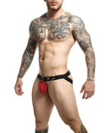 DNGEON by MOB Dngeon Chain Jockstrap Red O/S - Image 3