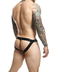DNGEON by MOB Dngeon Snap Jockstrap - Black/White Zebra O/S - Image 2