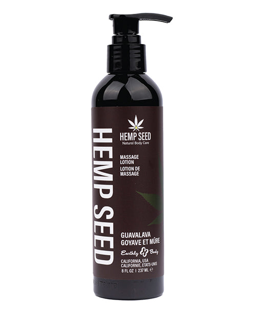 Earthly Body Earthly Body Hemp Seed Massage Lotion - 8 oz Guavalava