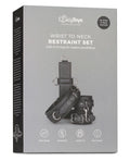Easy Toys Easy Toys Neck To Wrist Restraint Set - Black