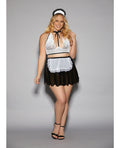 Euphoria Euphoria French Maid w/Headpiece Black/White QN