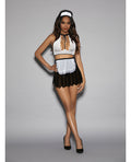 Euphoria Euphoria French Maid w/Headpiece Black/White O/S