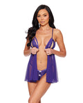 Not Regular Toys Flyaway Split Cup Baby Doll w/Open Crotch Panty - Purple MD - Image 2