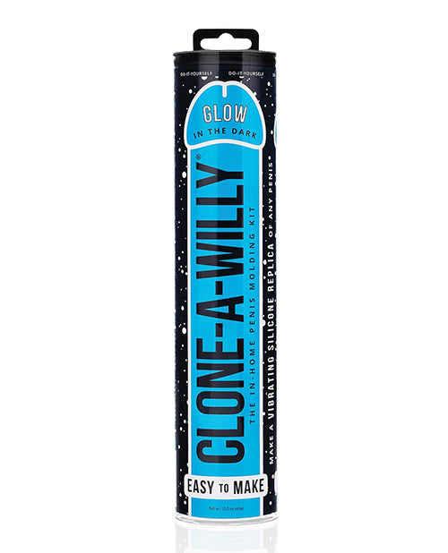Clone A Willy Clone-A-Willy Kit Vibrating Glow in the Dark - Blue