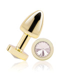 Gemsations Gemsations 2" Beginners Bling Bling Metal Butt Plug - Gold - Image 2