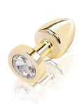 Gemsations Gemsations 2" Beginners Bling Bling Metal Butt Plug - Gold - Image 3