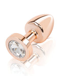 Gemsations Gemsations 2" Beginners Bling Bling Metal Butt Plug - Rose Gold - Image 3