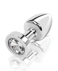 Gemsations Gemsations 2" Beginners Bling Bling Metal Butt Plug - Silver - Image 3