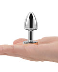 Gemsations Gemsations 2" Beginners Bling Bling Metal Butt Plug - Silver - Image 4