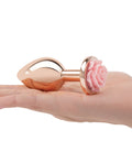Gemsations Gemsations 3 pc 2.75" & 3.15" & 3.7" Rose Metal Butt Plug Training Set - Rose Gold - Image 4