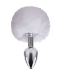 Gemsations Gemsations 2.95" Metal Bunny Tail Butt Plug - Silver - Image 2