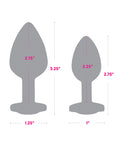 Gemsations Gemsations 2 pc 2.75" & 3.25" Chrome Anal Training Set - Rainbow - Image 5