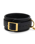 Lux Fetish Lux Fetish Solid Gold Expandable Spreader Bar Set w/Detachable Leatherette Cuffs - Image 2