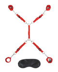 Lux Fetish Lux Fetish 7 pc Bed Spreader - Red
