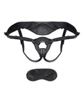 Lux Fetish Lux Fetish Patent Leather Strap On Harness - Black - Image 2