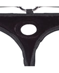 Lux Fetish Lux Fetish Velvet Bikini Strap On - Black - Image 5