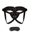 Lux Lux Fetish Diamond Velvet Strap-on Corset - Black - Image 3