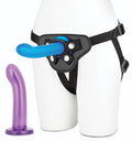 Lux Lux Fetish 3 pc Beginners Strap On & Pegging Set - Multi Color - Image 4