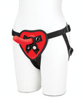 Lux Fetish Lux Fetish 5" Dildo w/Red Heart Strap On Harness Set - Image 2