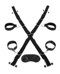 Lux Lux Fetish Over the Door Cross w/4 Universal Soft Restraint Cuffs - Image 2