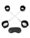 Lux Lux Fetish Deluxe Chain Hogtie w/4 Universal Soft Restraint Cuffs - Image 2