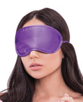 Lux Fetish Lux Fetish Collar Cuffs & Leash Set - Removable Purple - Image 2