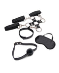 Lux Fetish Lux Fetish 7 pc Hogtie & Ball Gag Kit - Image 2