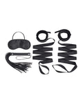 Lux Fetish Lux Fetish 4 pc Bondage Strap & Flogger Kit - Image 2